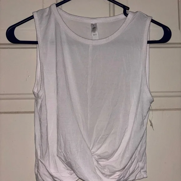 ALO Yoga Classic White Tank Top size Small - Picture 3 of 5